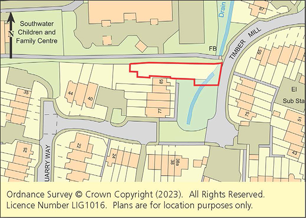 Lot: 127 - LAND WITH PLANNING FOR TWO 2/3 SEMI-DETACHED HOUSES - 